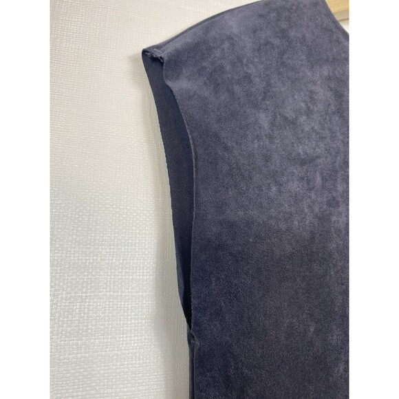 Aritzia Wilfred Free Nori Vegan Faux Suede Tunic‎ Dress Sz Small Gray Minimalist - Picture 3 of 5